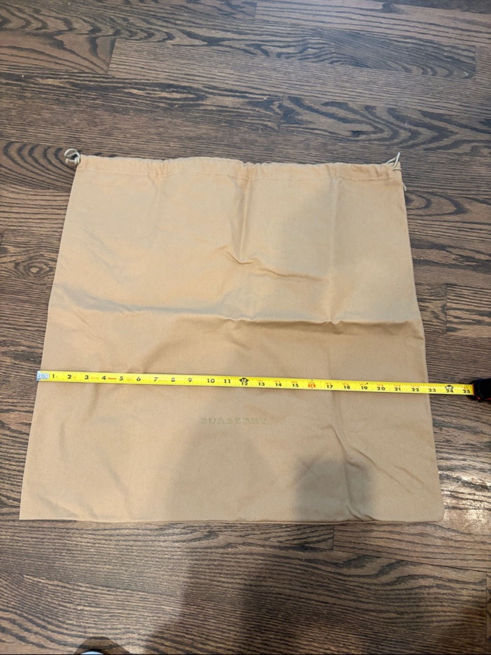 Large Burberry Beige Dust Bag